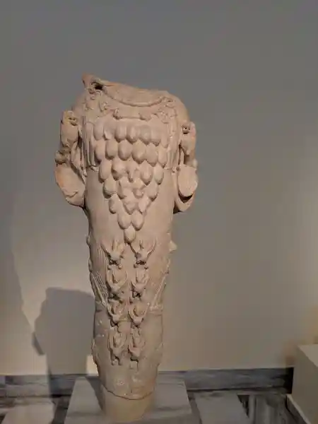 Marble statuette of Ephesian Artemis with fertility symbols